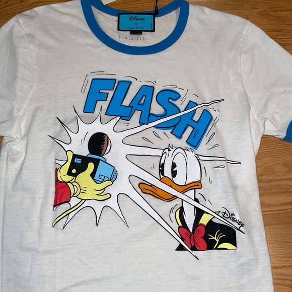 SOLD!!Gucci Donald Duck Shirt - Picture 2 of 6